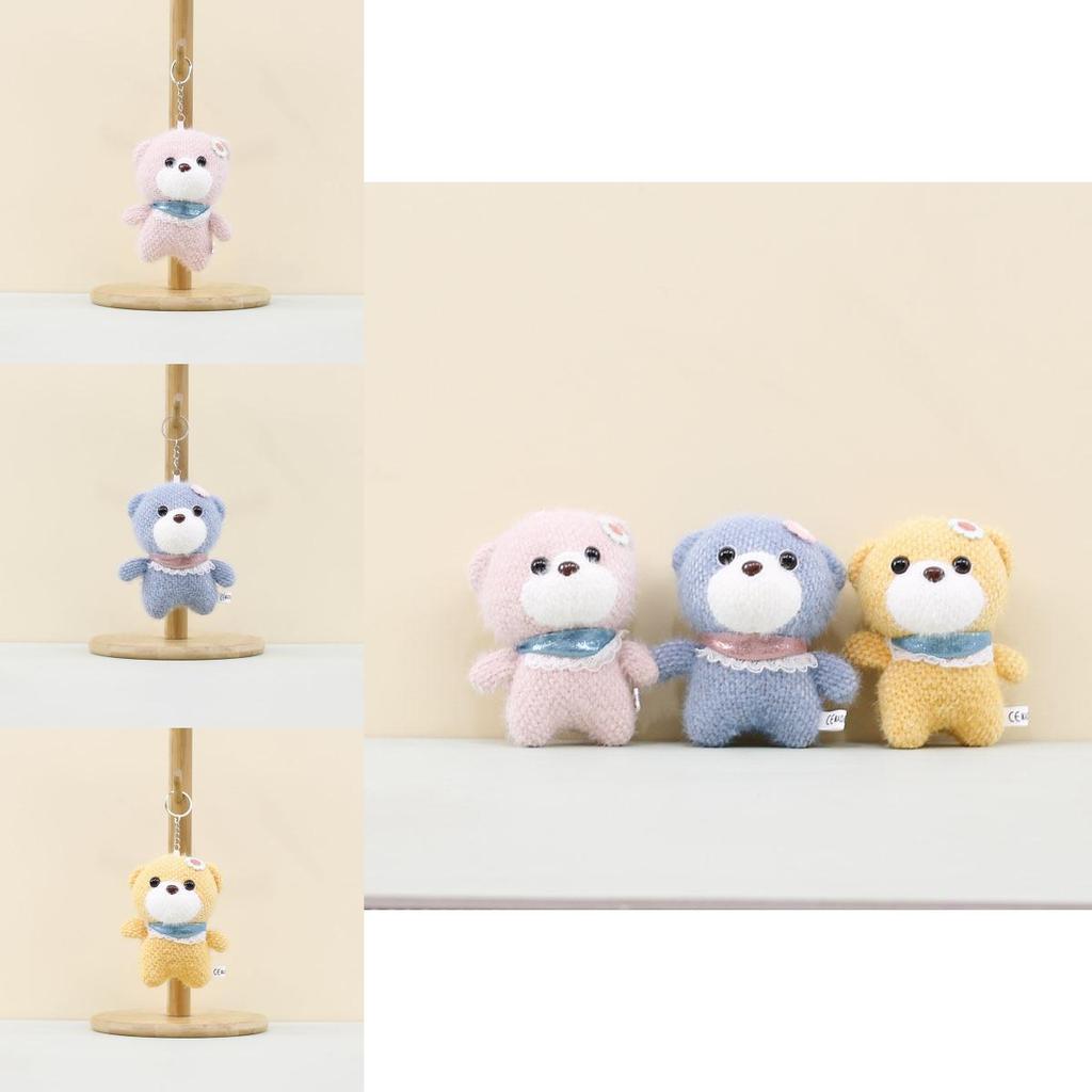 Bear Charming Keychain Plushie In Colorful Options For Kids And Adults