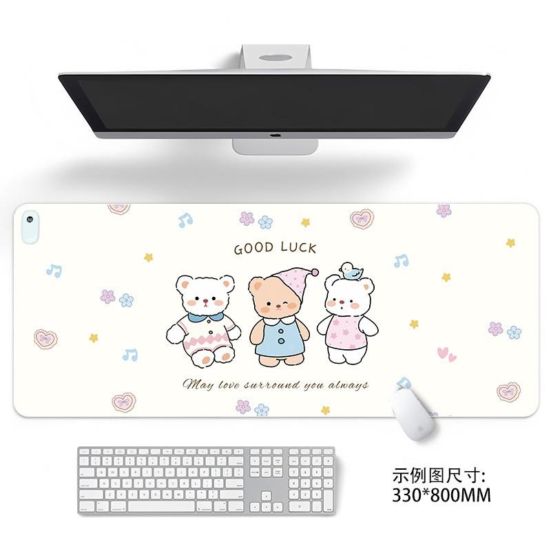 Large Heated Desk Pad Students Office Warm Mouse Cute Cartoon Patterns