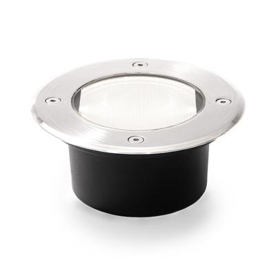 MORE Solar Stainless Automatically Turns Outdoor Garden Light Light, Recessed, Steel, Waterproof, White, On,