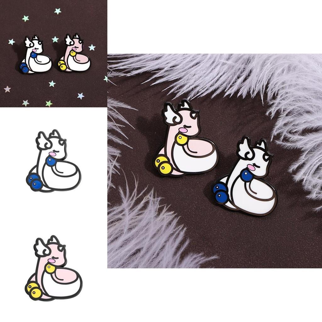 Adorable Cartoon Unicorn Enamel Brooch Pin Cute Magical Creature Badge Accessory