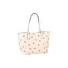 New COACH City Coated Canvas With Leather Tote Bag Shopping Bag Handbag Shoulder Bag Women's Chalk White C6431-IMCAH