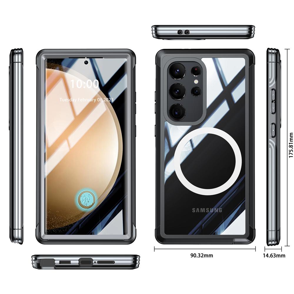 For Samsung Galaxy S24 Ultra Plus 5G Phone Case Magnetic 360° Full