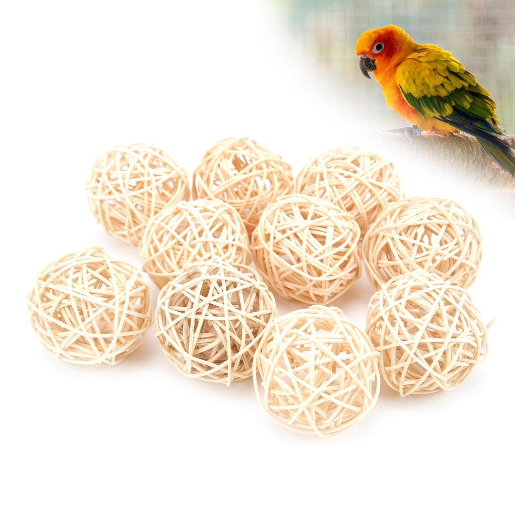 Sepak Takraw Toy   Rattan Safe and Harmless   Small Animal Chew Toy for