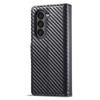 LC.IMEEKE For Samsung Galaxy Z Fold6 5G Case Carbon Fiber Texture Magnetic Closure Phone Cover