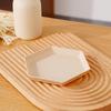 Wheat Straw Round Vegetable Plate Household Large Vegetable Plate Set Drop-Resistant Snack Plastic Plate Fruit Plate Plate