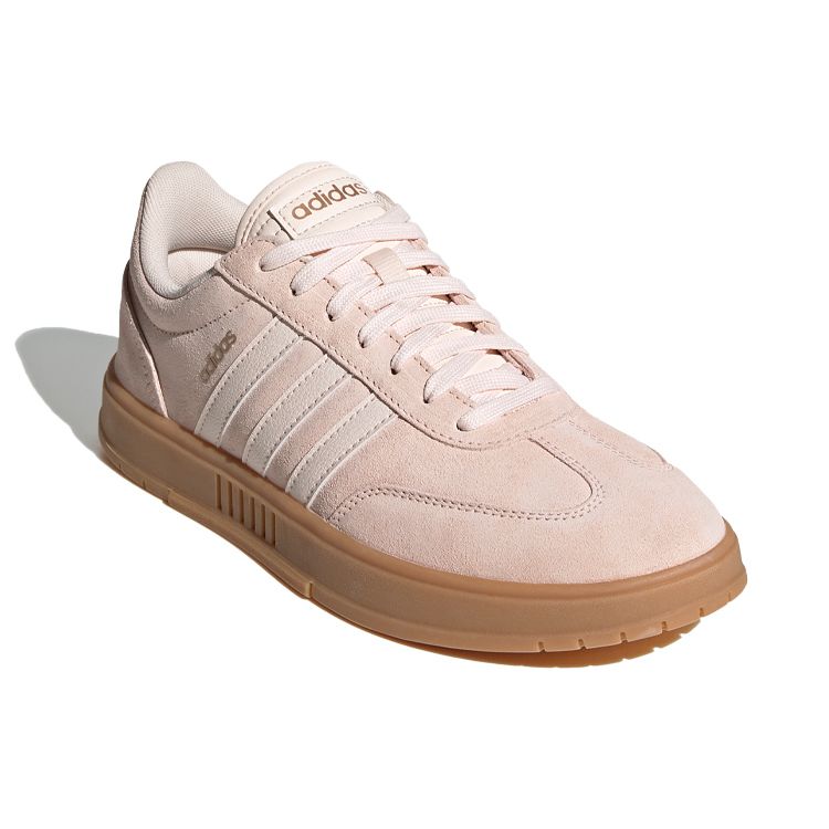 adidas Neo Gradas Synthetic Leather Retro Casual Slip-Resistant Low-Top Skate Shoes Women Sneaker Nude-Pink FW7209