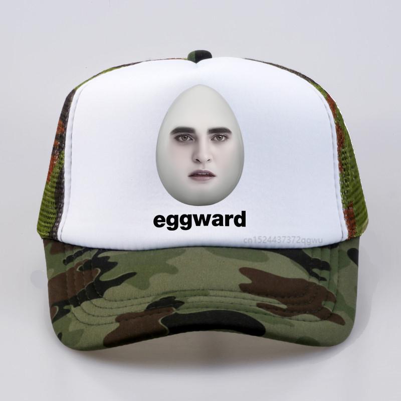 Twilight Eggward Meme hat Unisex Edward Cullen Parody Humor graphic baseball cap Casual Outdoor Mesh breathable Trucker hats