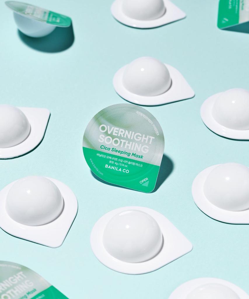 Overnight Soothing Cica Sleeping Mask Travel Kit 4g*12