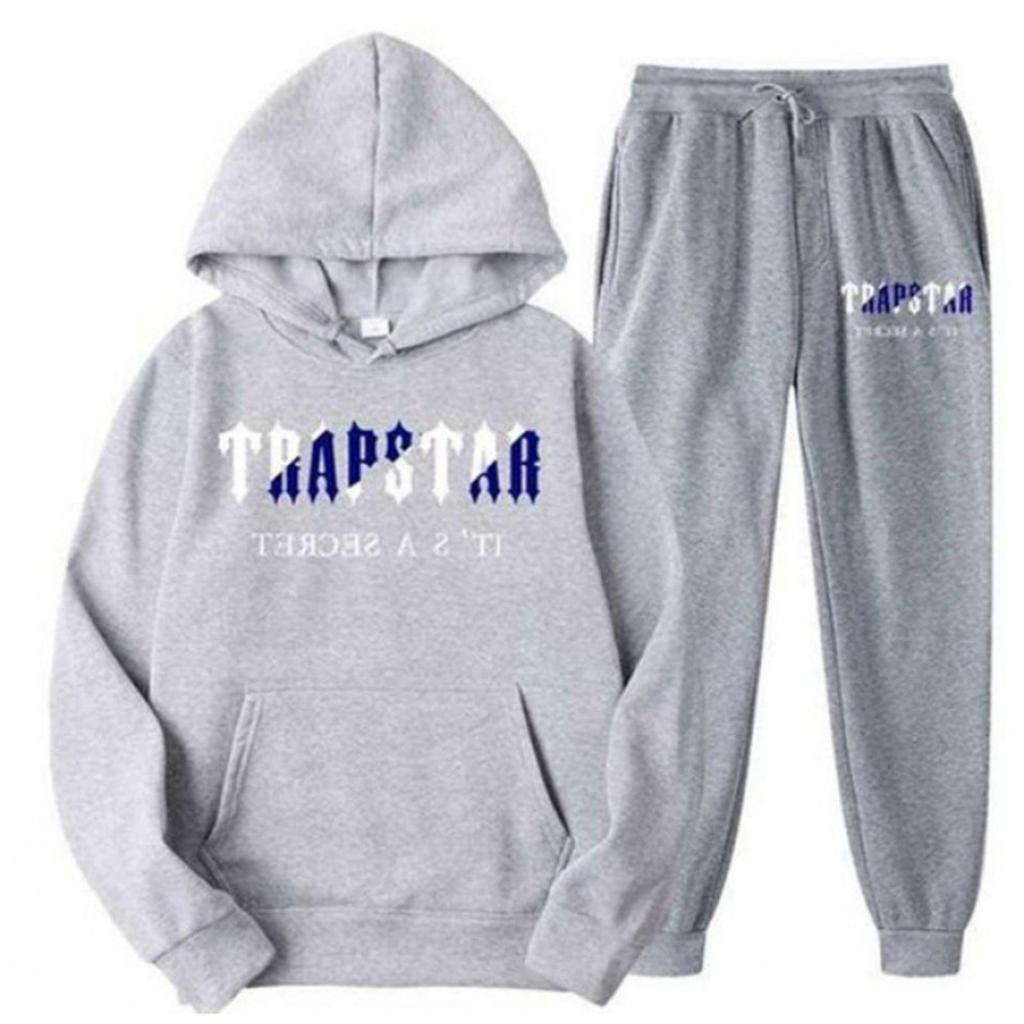 Women's Hooded Athletic Tracksuit Unisex Two-Piece Running Clothing Long Sleeve Pullover Hoodie Sweatshirt + Track Pants Set