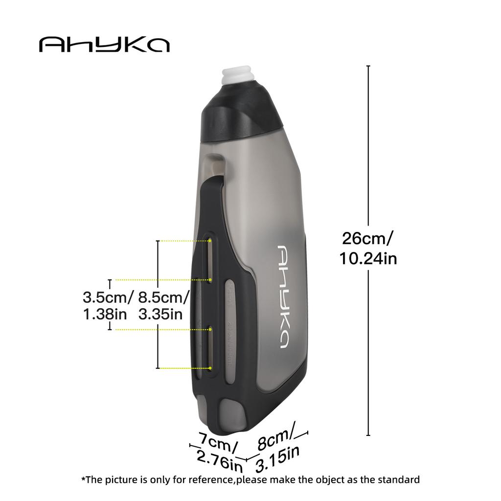 AhyKa Bicycle 600ml Aerodynamic Water Bottle Bracket Set Or Single Water Bottle MTB Road Bike Frame Down Tube Water Kettles 6