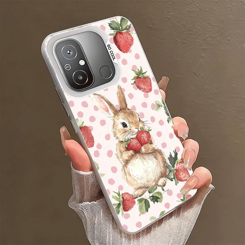 Cute Cartoon Bunny Rabbit Shockproof Phone Case for Xiaomi Poco X7 X6 X5 X3 Pro F7 Ultra M8 Redmi 15C 15 14C 13C 12C 10C 13 12 1