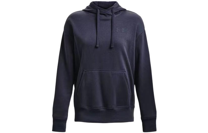 Under Armour Sweatshirts Women s Navy Blue Hooded Moderate Regular 1373026-558 M