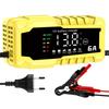 Color Screen Car Battery Charger 6A 12V Car and Motorcycle Battery Charging Device Lead-acid Battery Smart Repair