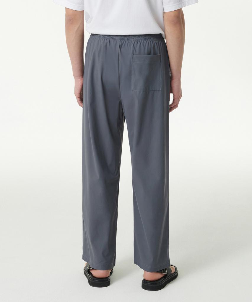 Musinsa Standard [Cooltandard] Cooling Wide Elastic Waist Pants [Blue Gray]