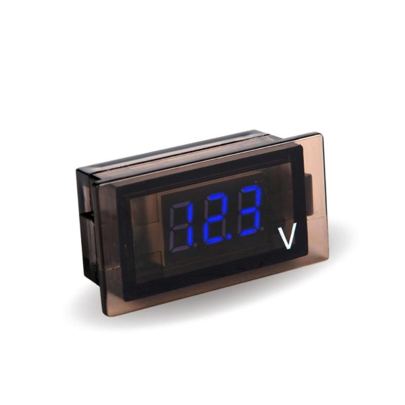 Double Ranges 12V 24V Digital Voltages Meter With High Brightness LED Display For Automotive Truck Marine Applications