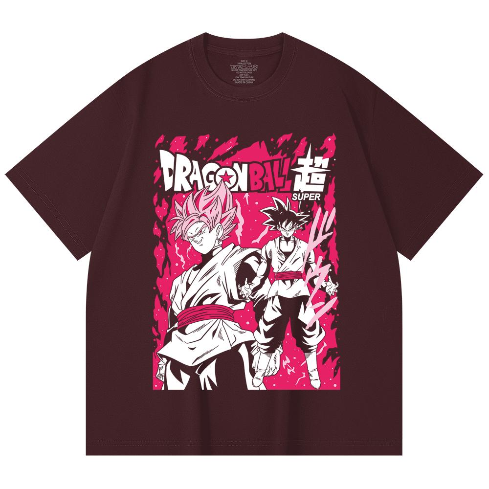 230 Gsm 100% Cotton Dragon Ball V63 Print Unisex Heavy Cotton T Shirt