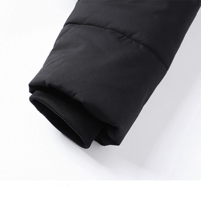 Pánské tlusté zateplené kabáty bomber bundy Pánské tlustší Teplé plyšové bundy s kapucí Kabát s kapucí Fleece Pánské bundy Outwear Jaqueta Masculina