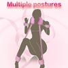 Bondage Set  Handcuff To Ankle Adjustable Soft Pillow Suitable for Couples Female Sex Games