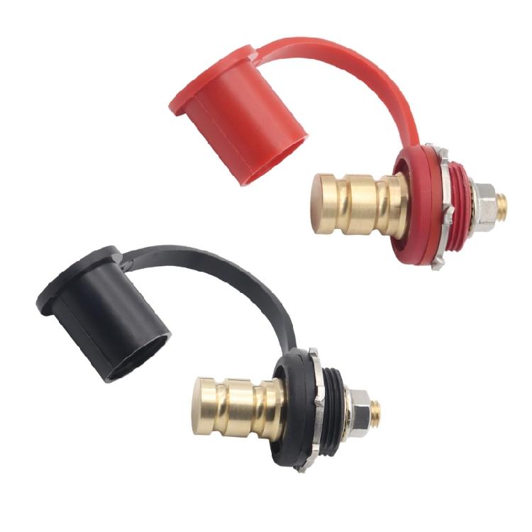 2Pcs 250A Battery Charging Jumper Post Battery Charging Post 3/8" Stud Jump Post