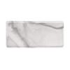 Elegant Stone Texture Ceramic Tray Multifunctional Bathroom Vanity Tray Desktop Organizer Toiletries Storage Decorative