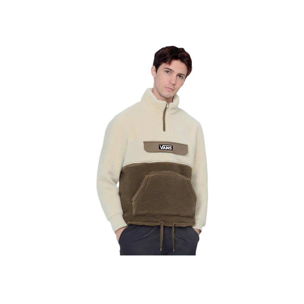 Vans Fleece Pullover Sweatshirt Men Tops Off-White VN0A4RZOZON