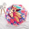 1pc Eevee Floral Automatic Folding Umbrella - 3 Folding Design, Vivid Cartoon Pattern, Suitable for Outdoor Activities, A Gift for Fans In A