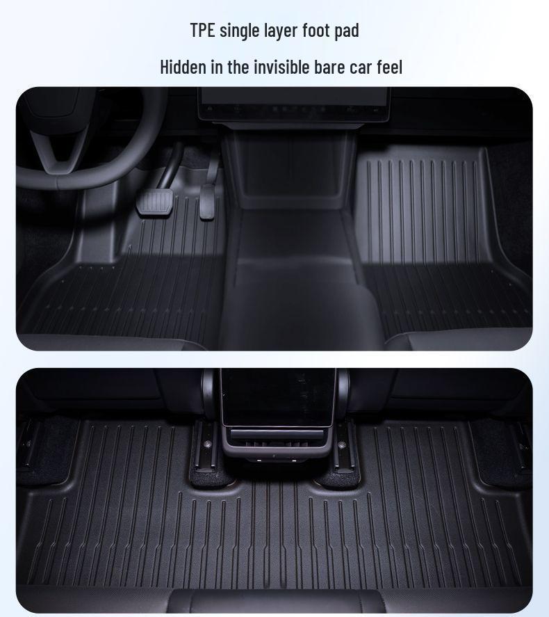 25 Tesla Model 3 (2023) TPE Floor and Trunk Mats - Full Coverage Accessories