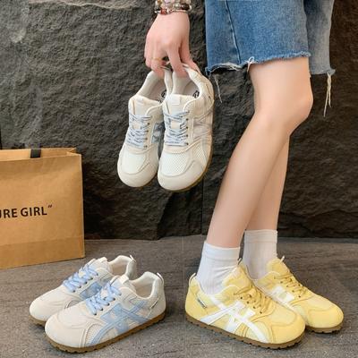 Yellow Flat Bottom Women's New Summer Net Shoes Women's Breathable and Versatile Mesh Running
