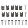 10 Pieces Clip Nut Motorcycle Modification Screw Motorcycle Repair Bolt