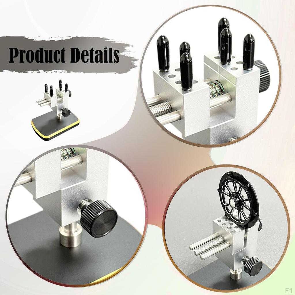 Mini Bench Vise Table Top Clamp Aluminum Alloy Angle Adjustable Repair Tool for DIY Projects Sanding