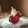 Vánoční malované pryskyřičné ozdoby trpaslíků Vánoční dekorace Doplňky Rekvizity pro rozvržení stolní scény