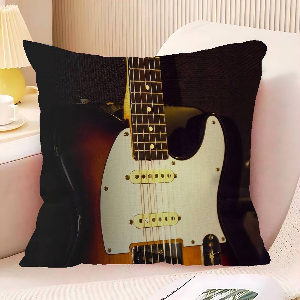 Крутые чехлы на подушки для гитары F-Fender G-Guitar Дюймы Сельский Декор Домашние декоративные наволочки для дивана 30cmx30cm
