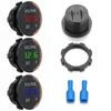 DC 5V-48V Digital Voltage Meter Car Motorcycle Voltmeter Voltage Tester for Car Auto Motorcycle ATV Boat 12V 24V 36V Waterproof