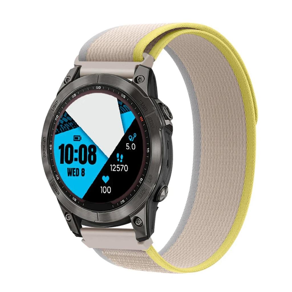 22mm 26mm Nylon Loop Strap for Garmin Fenix 8 51mm 7X 7 Pro Fenix 6X 6 5X 5Plus Tactix 7 High Smartwatch Band Forerunner 965 945