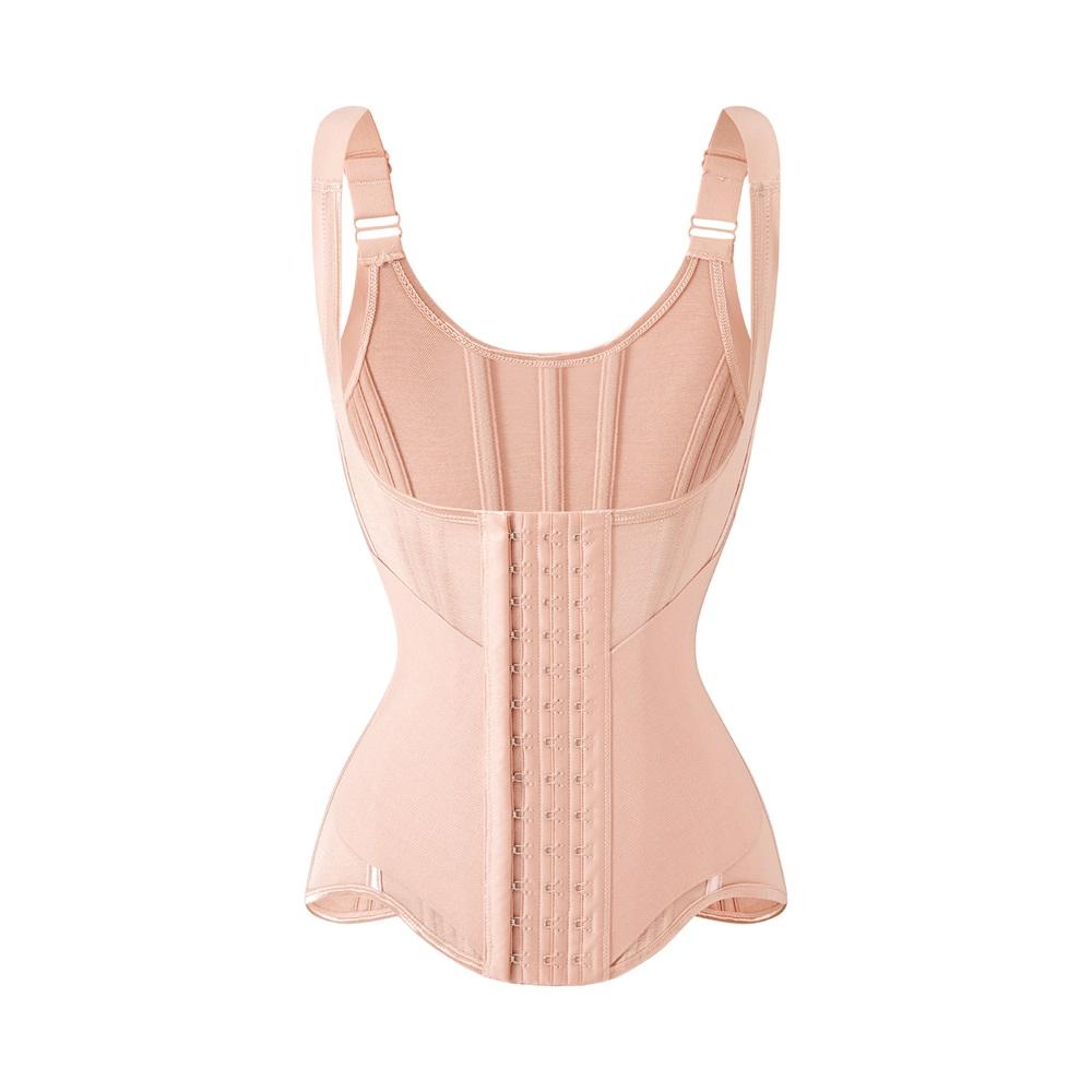 Everyday Colombian Waist Trainer Corset Double Compression Body Shaper Steel Bones for Tummy Control Slimming Flat Breathable