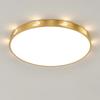 OEING Modern Round Copper Ceiling Lamp