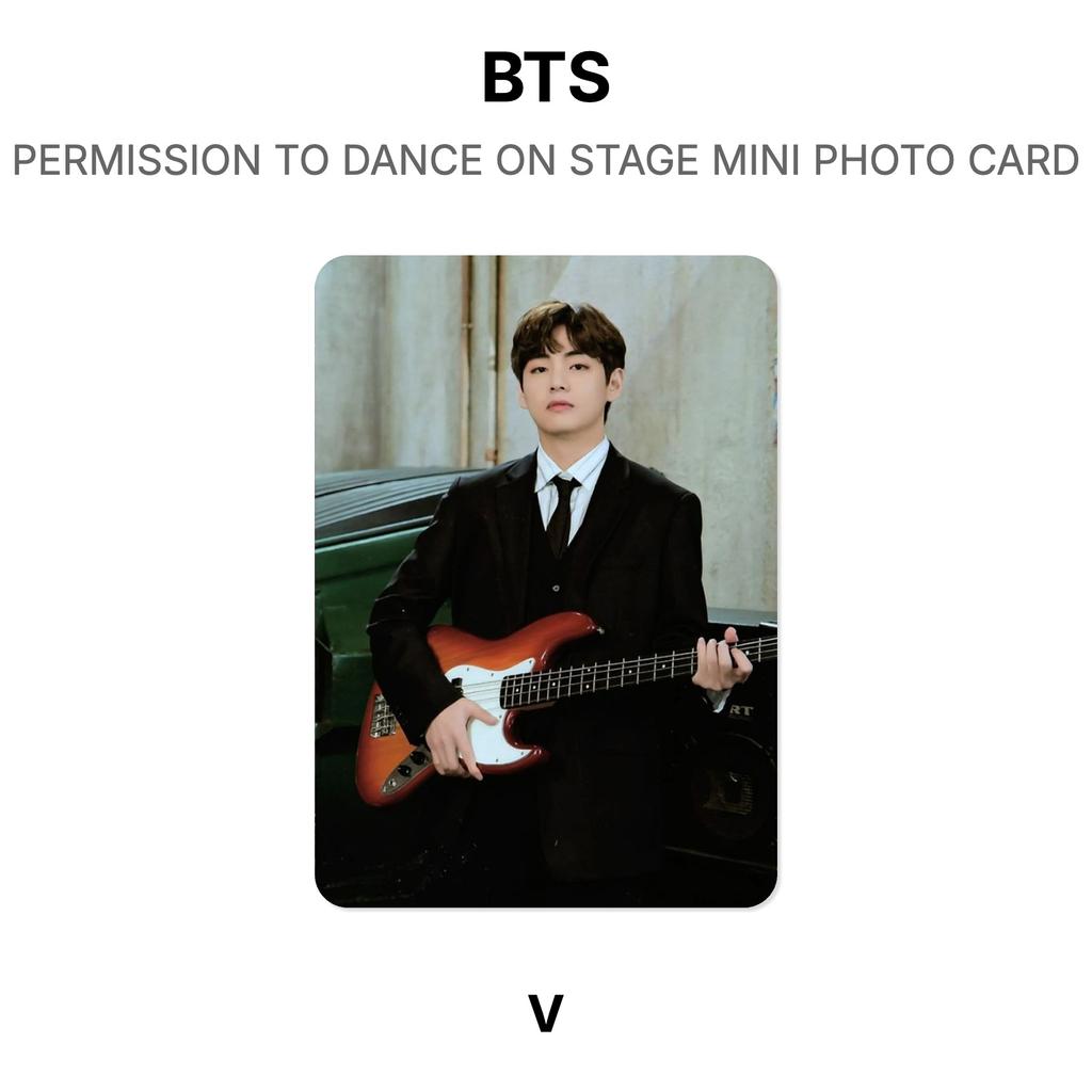BTS PERMISSÃO PARA DANÇAR NO PALCO MINI CARTÃO FOTOGRÁFICO Fotocarteira Oficial