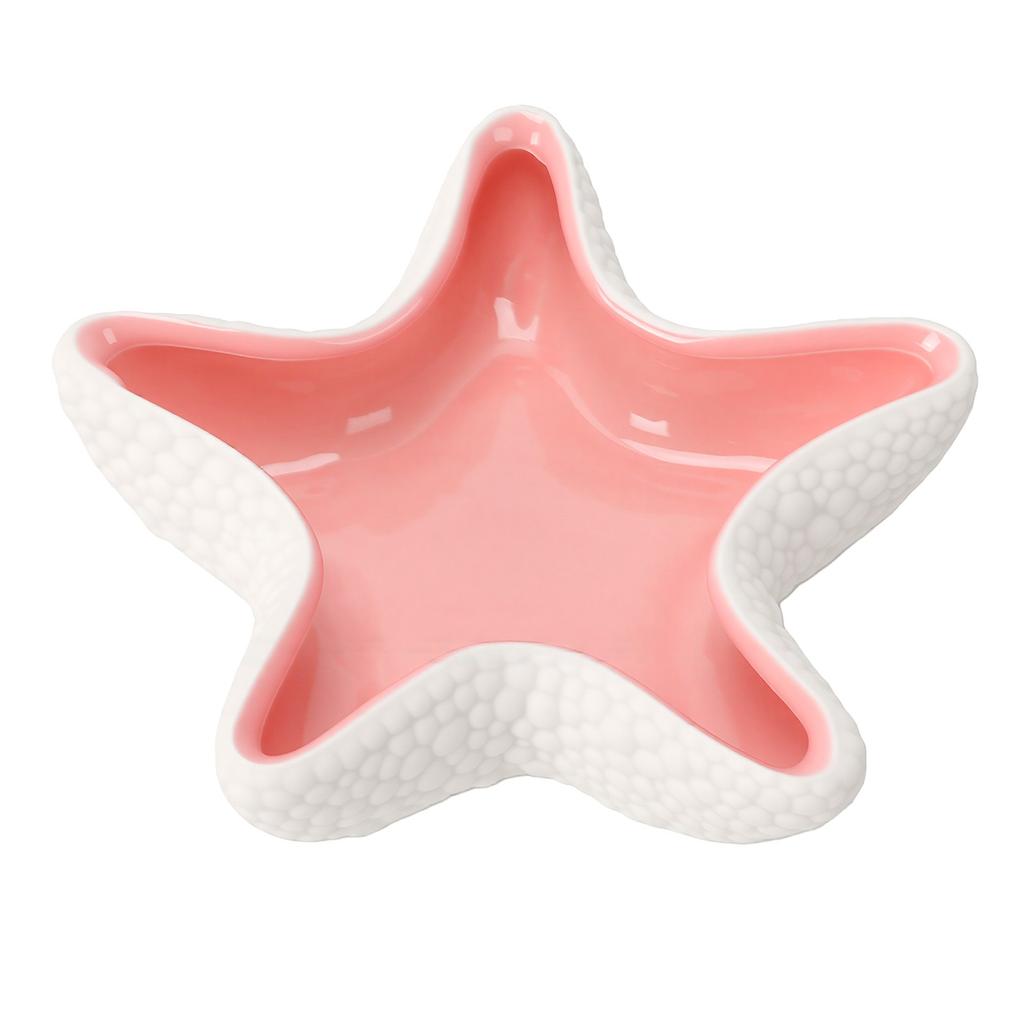 Starfish Jewelry Dish Tray Ocean Themed Decorative Ceramic Ring Dish Holder for Necklace Earrings