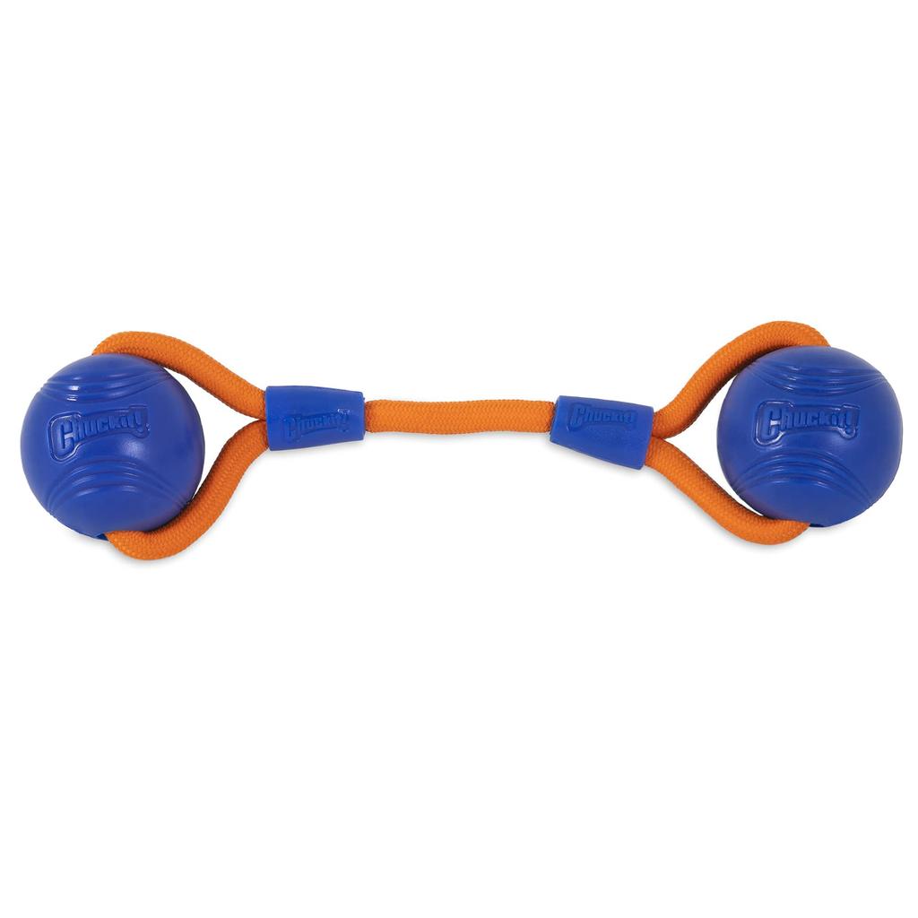 Crunch Ball Dog Tag Chuckit! Toy, Medium, Duo,