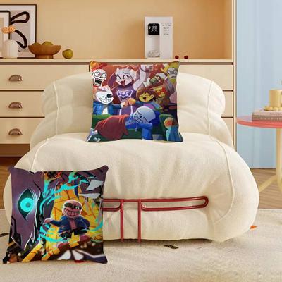 Deltarune  Undertale Legends Alphys, Kris, Susie, Berdly Pillow Gift Home Office Decoration Bedroom Sofa Car Cushion Cover Case