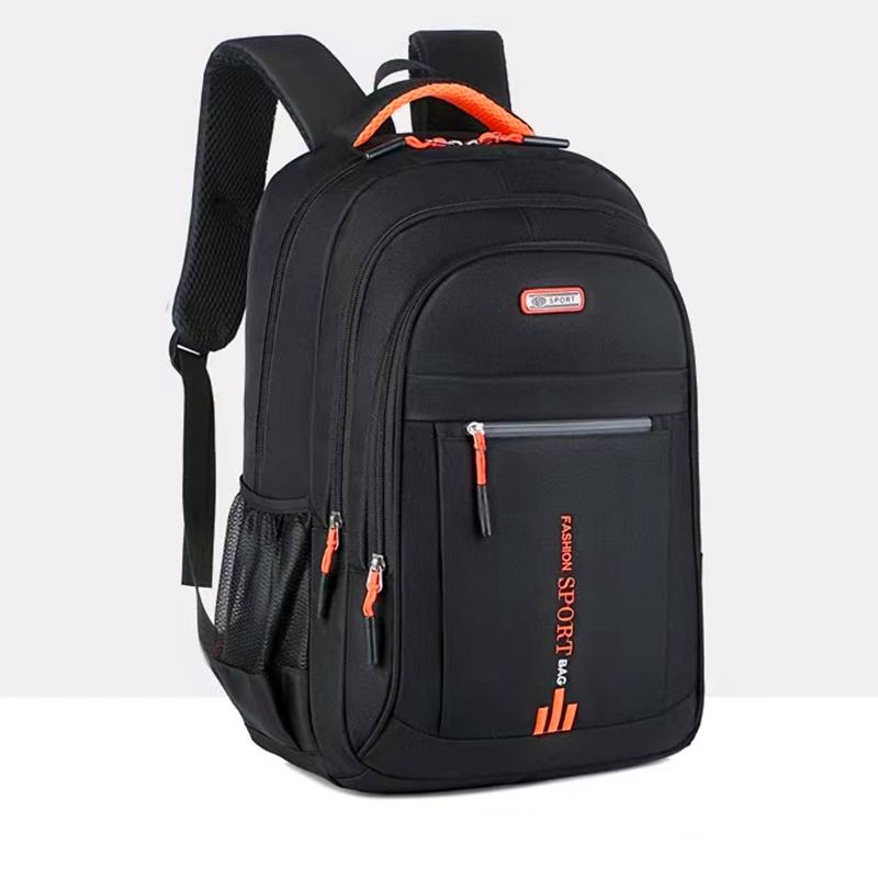Praktischer Vielseitiger Kontrast-Reißverschluss Rucksack Mehrfarbig Verstellbarer-Riemen Leicht für Schule Sport Pendeln Lässige Stilvolle Tasche