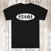 TAMA Drums White Men's Black T-Shirt Size S-5XL Unisex T-Shirt