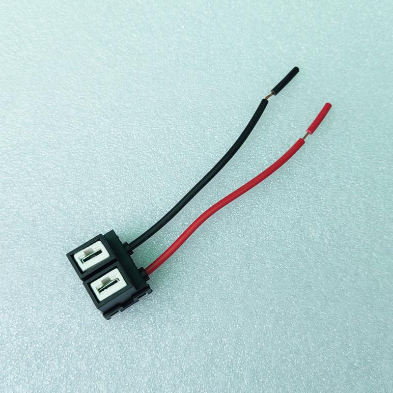10Pcs Connection H7 Ceramic Connector Lamp Holder Wiring Harness Car Halogen Bulb Socket Power Adapter Plug Wires