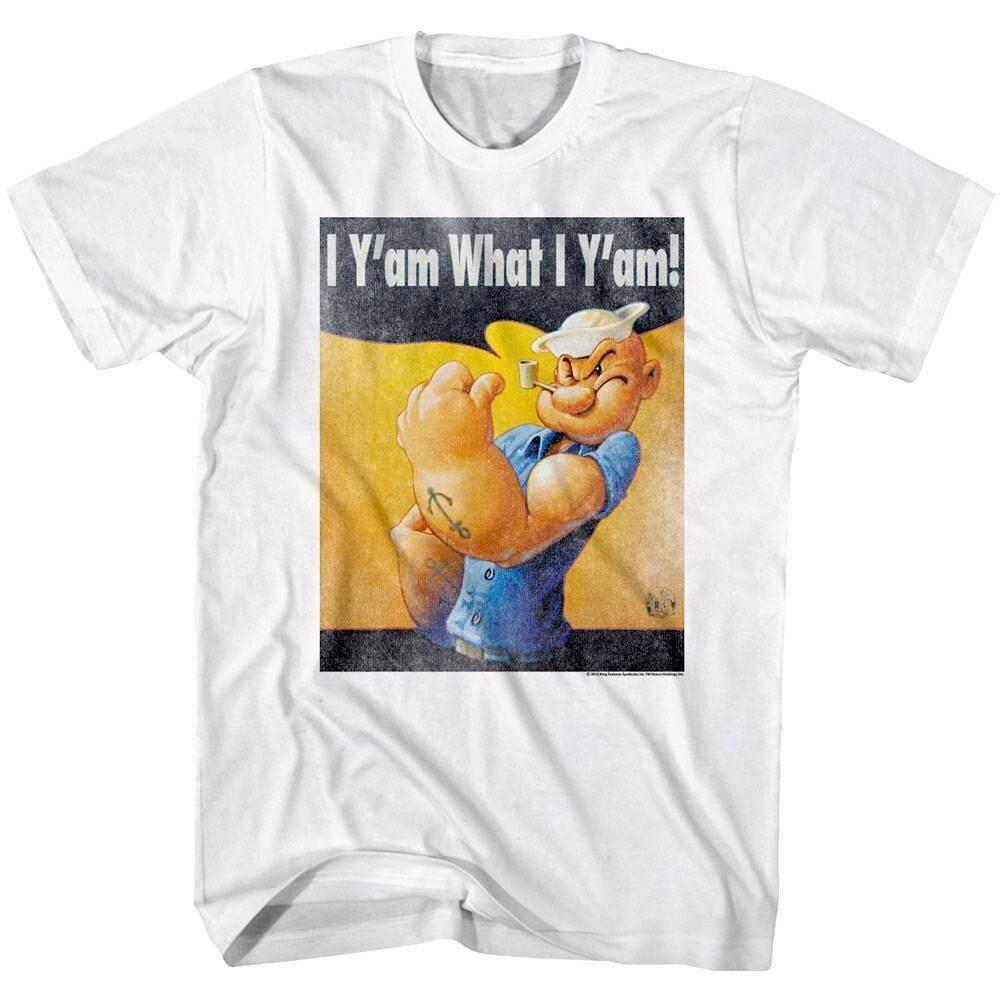 Popeye Vintage I Y am What I Y am Men T Shirt XXXXL