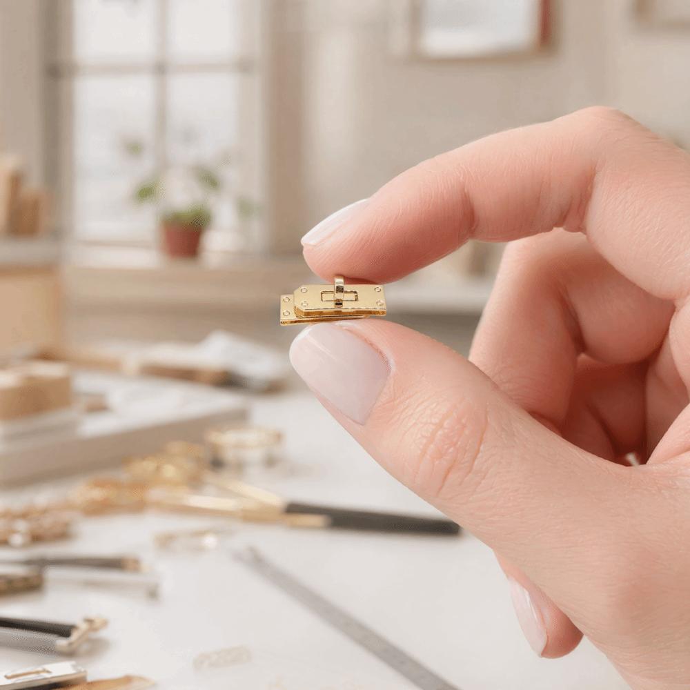 Zinc Alloy Turn Locks Swivel Design Clasp Buckle Portable Belt Buckle Accessory Making