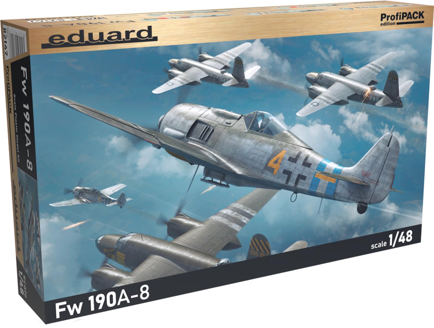

Eduard Profipack Plastic Model Kit EDU82147 1/48 Focke-Wulf Fw190A-8