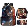 Printed Avengers The Backpack Set Oxford Fabric Pencil Case Essentials School
