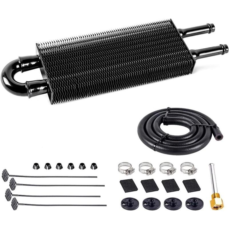 Universal Car AC Tube Condenser, Oil Cooler Kit for Auto Modification, Heat Dissipation Radiator