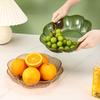 Fruit Plate Household Living Room Coffee Table Fruit Plate Candy Snack Plate Large Light Luxury High-End 1632