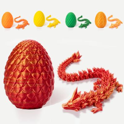 3D Baskılı Mafsallı Ejderha Yumurta Fidget Oyuncak Yetişkinler için Posable Esnek Ejderha Oyuncak Hediye Ejderha Severler için Yetişkin Seks Giyim